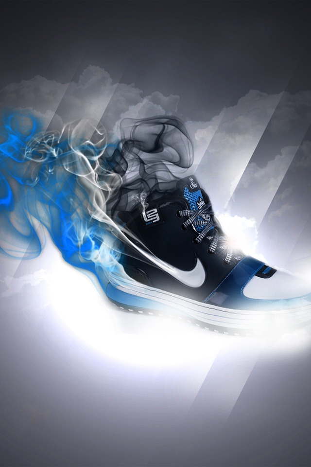 Fantasy Nike Shoes for 640 x 960 iPhone 4 resolution
