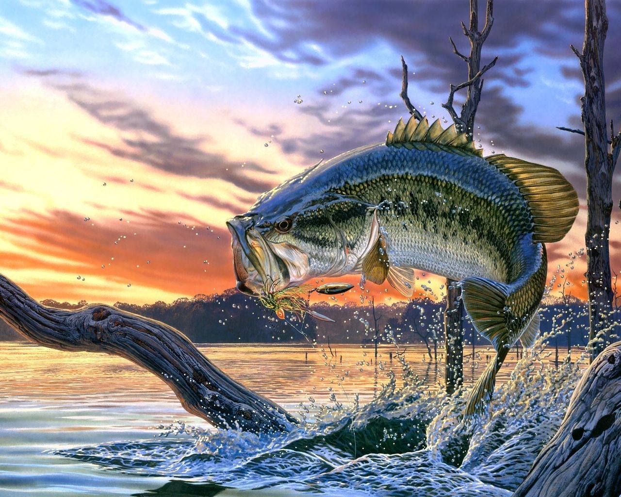 Fantasy Scary Fish for 1280 x 1024 resolution