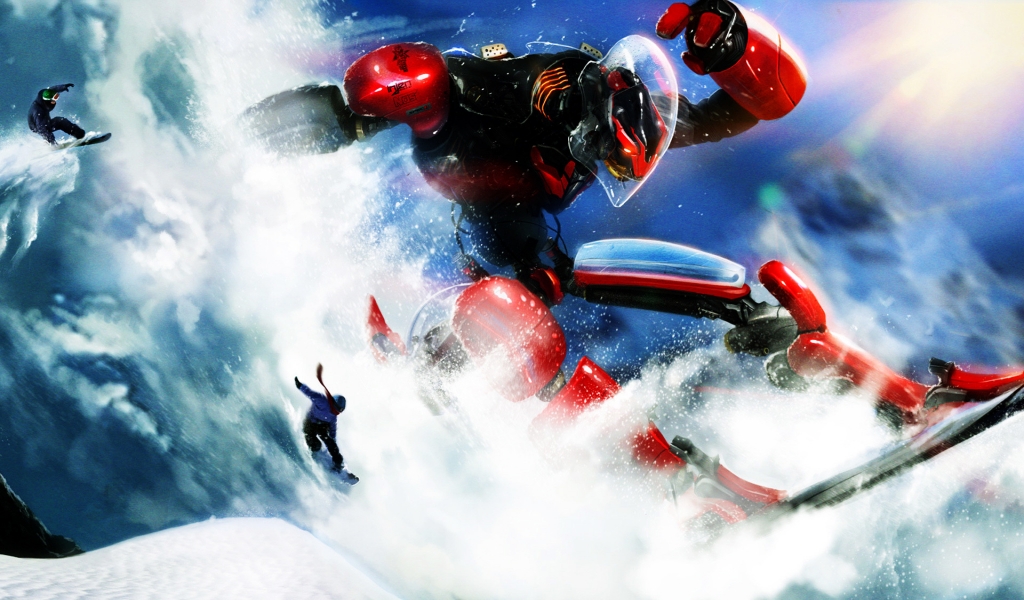 Fantasy Snowboarding for 1024 x 600 widescreen resolution