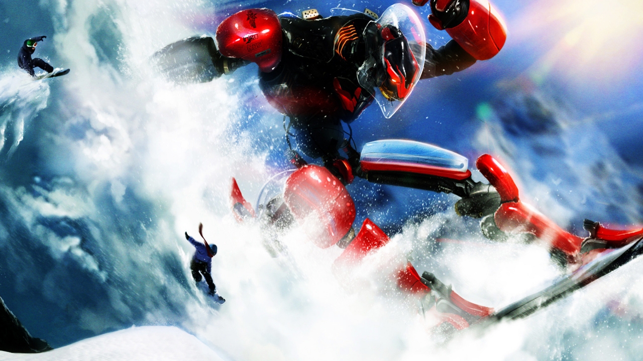 Fantasy Snowboarding for 1280 x 720 HDTV 720p resolution