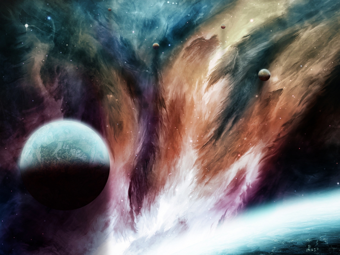 Fantasy Space Painting for 1152 x 864 resolution