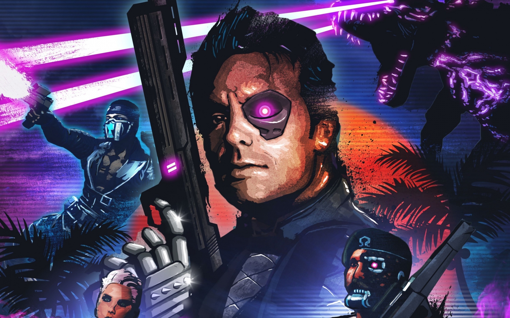 Far Cry 3 Blood Dragon for 1680 x 1050 widescreen resolution