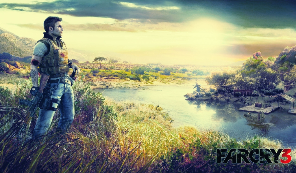Far Cry 3 Game for 1024 x 600 widescreen resolution
