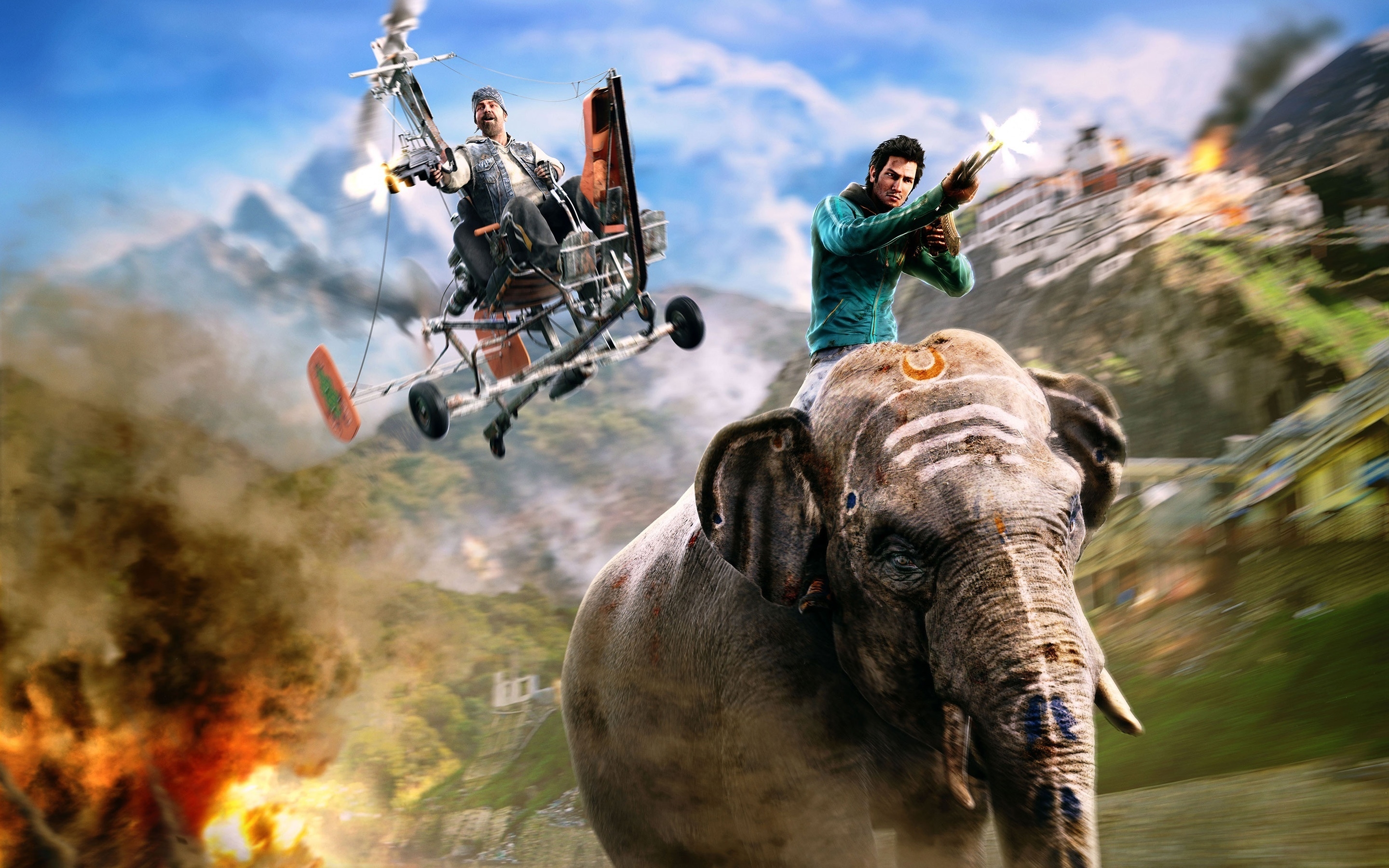 Far Cry 4 Chase for 2880 x 1800 Retina Display resolution