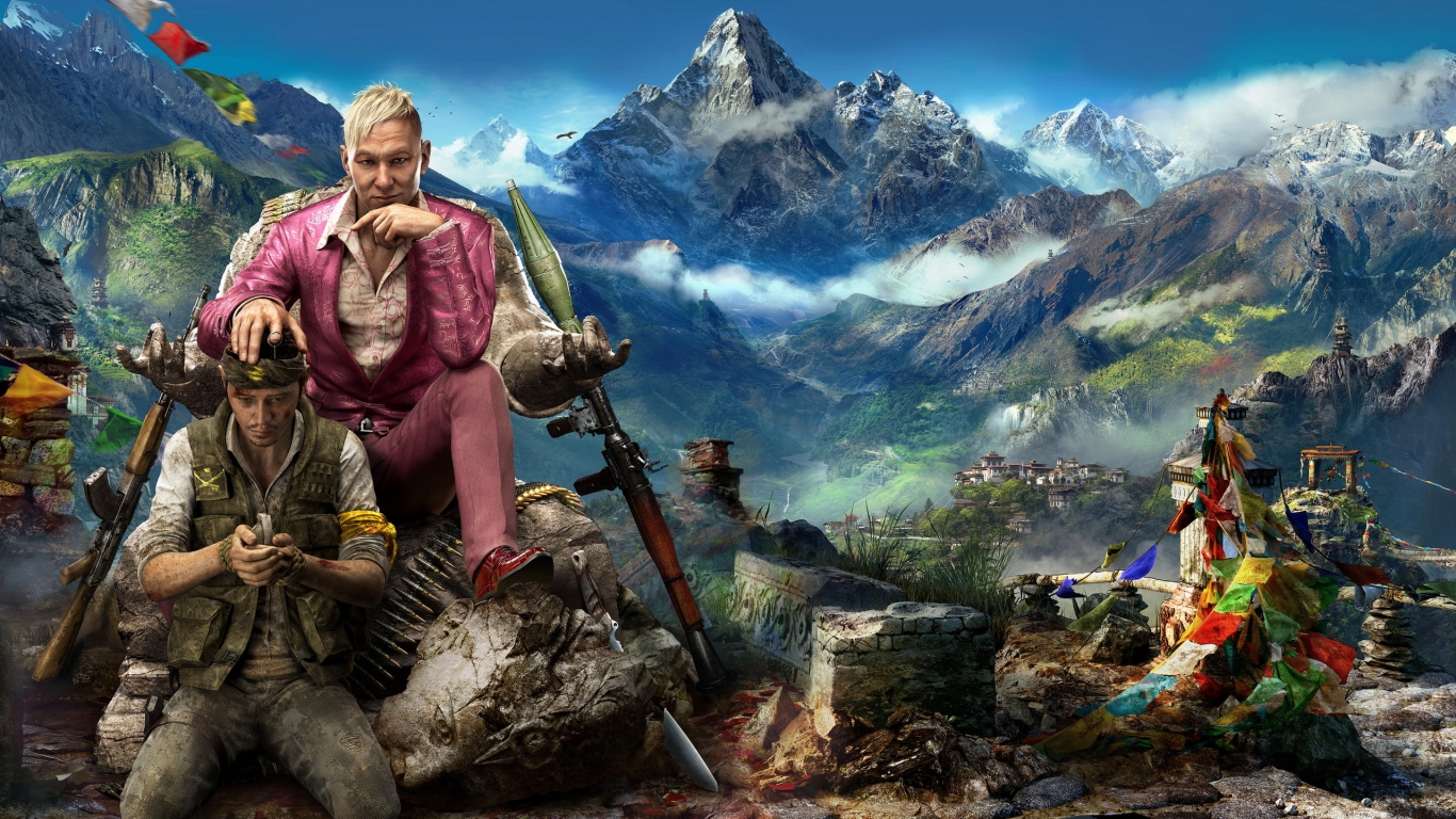 Far Cry 4 Game for 1366 x 768 HDTV resolution