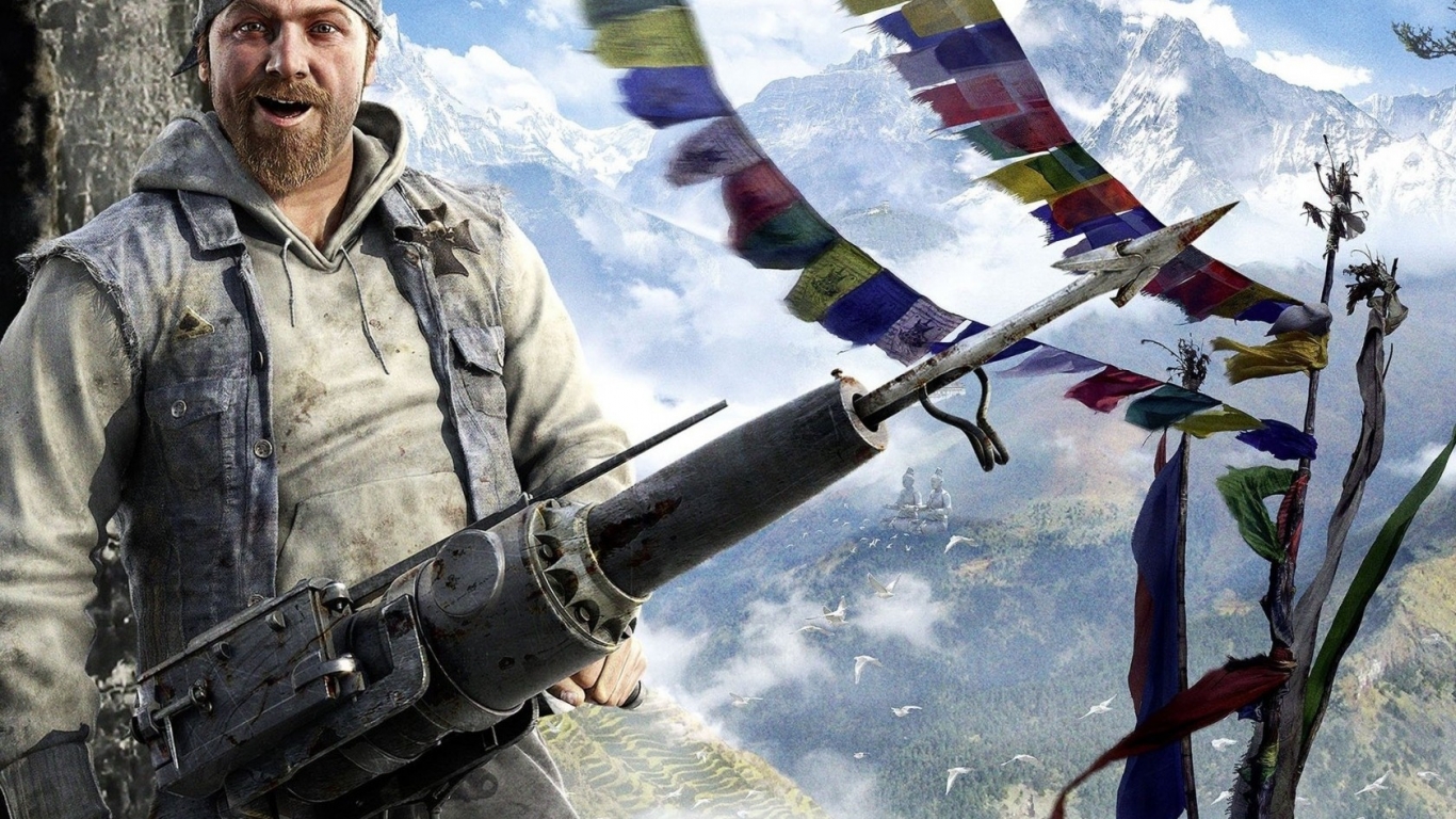 Far Cry 4 Hurk Deluxe Pack for 1366 x 768 HDTV resolution