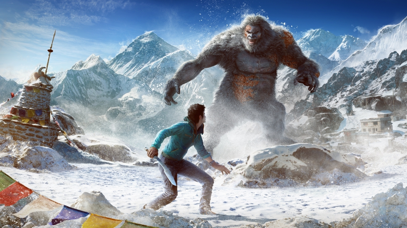 Far Cry 4 Valley of The Yetis for 1366 x 768 HDTV resolution