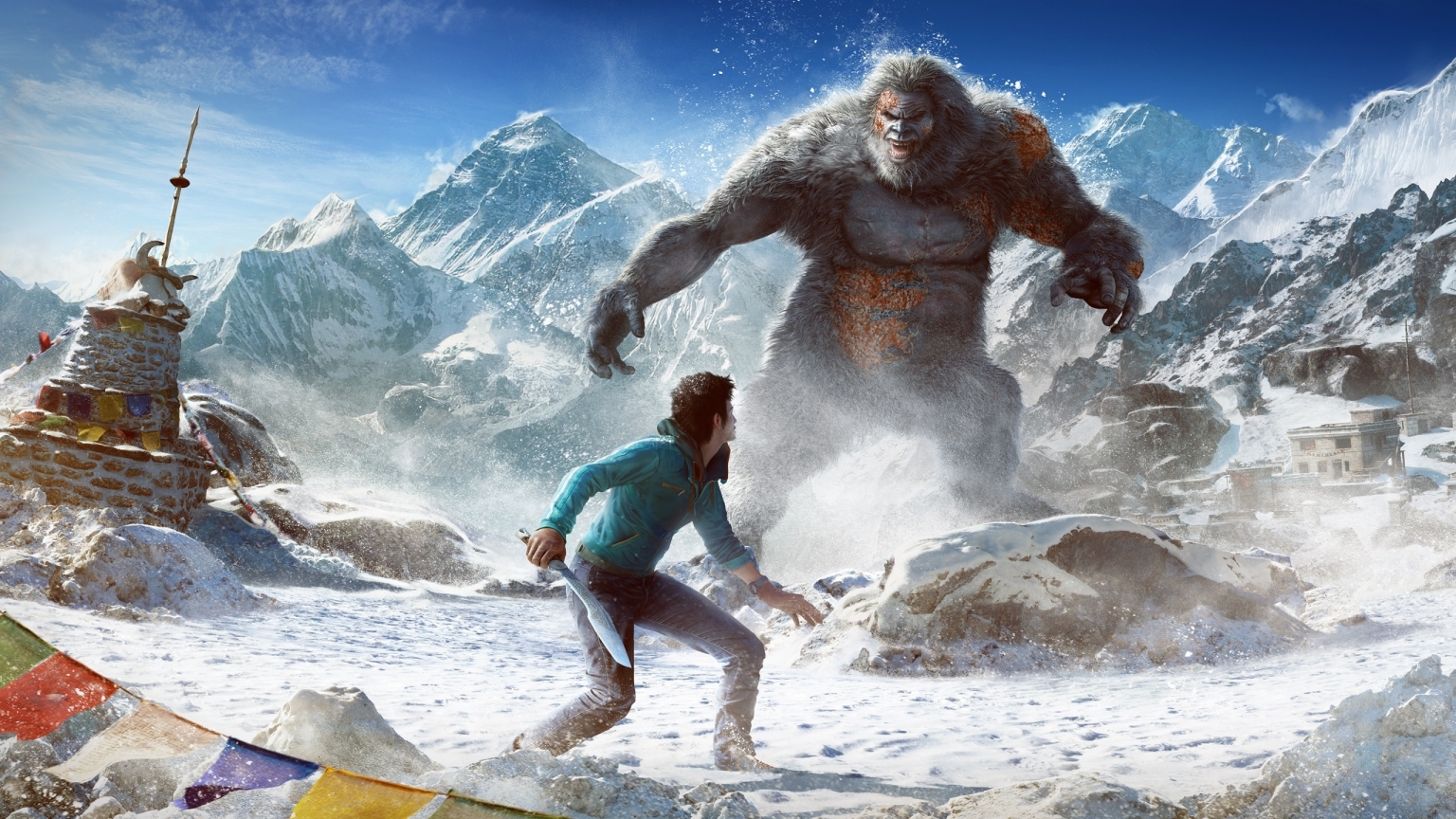 Far Cry 4 Valley of The Yetis for 1536 x 864 HDTV resolution