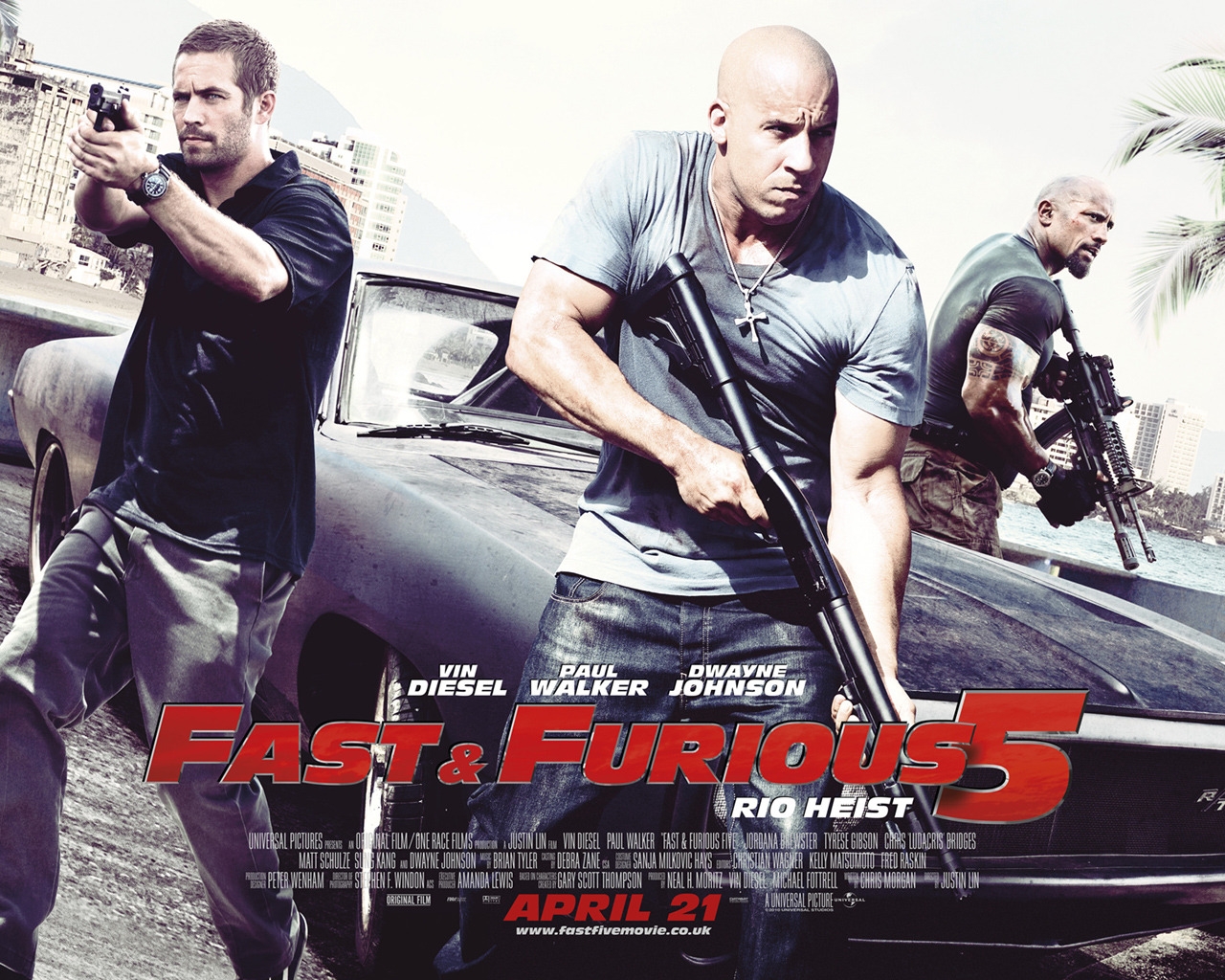 Fast and Furious 5 Movie for 1280 x 1024 resolution