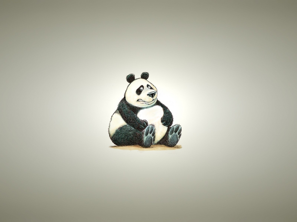 Fat Panda Bear for 1152 x 864 resolution