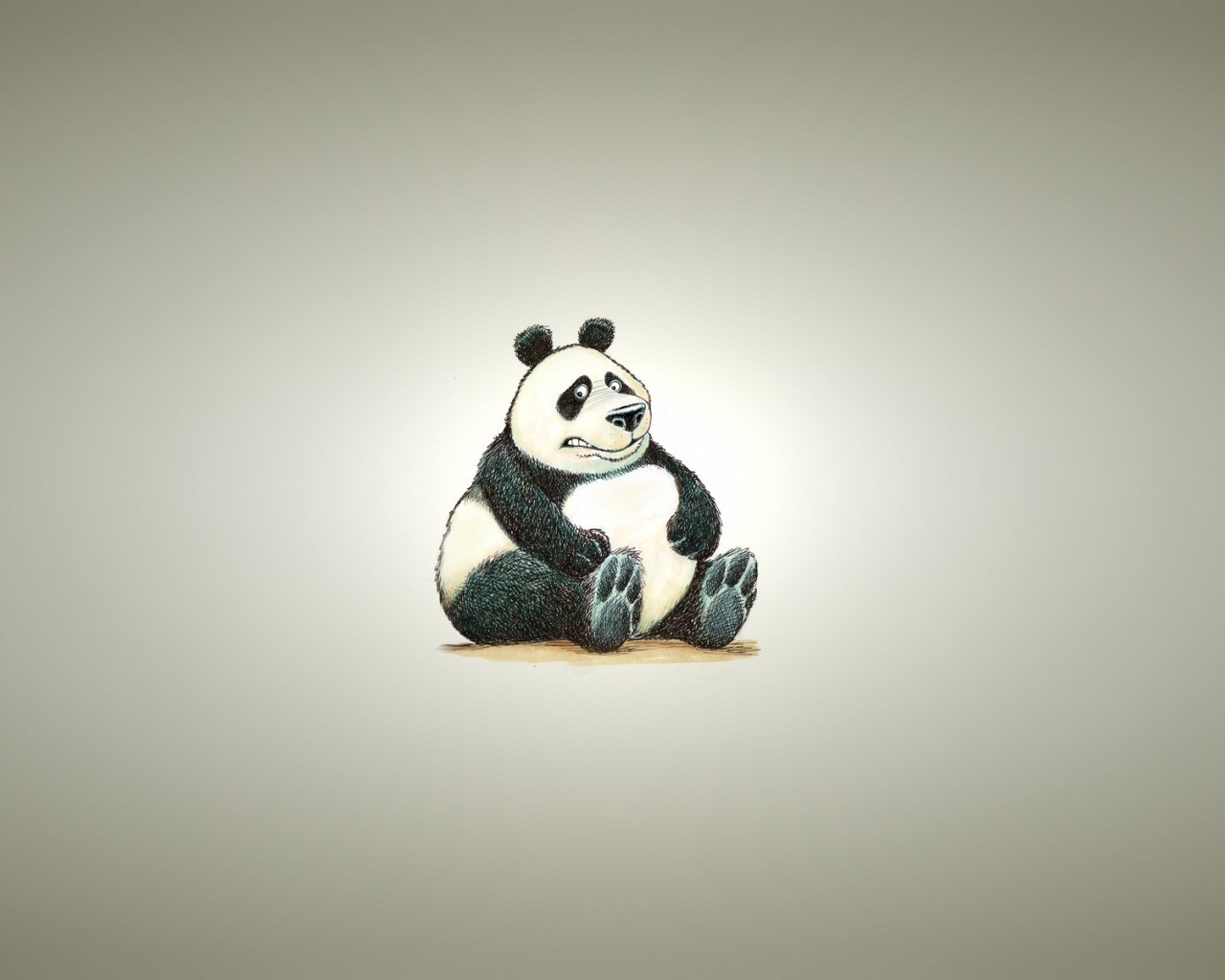 Fat Panda Bear for 1280 x 1024 resolution