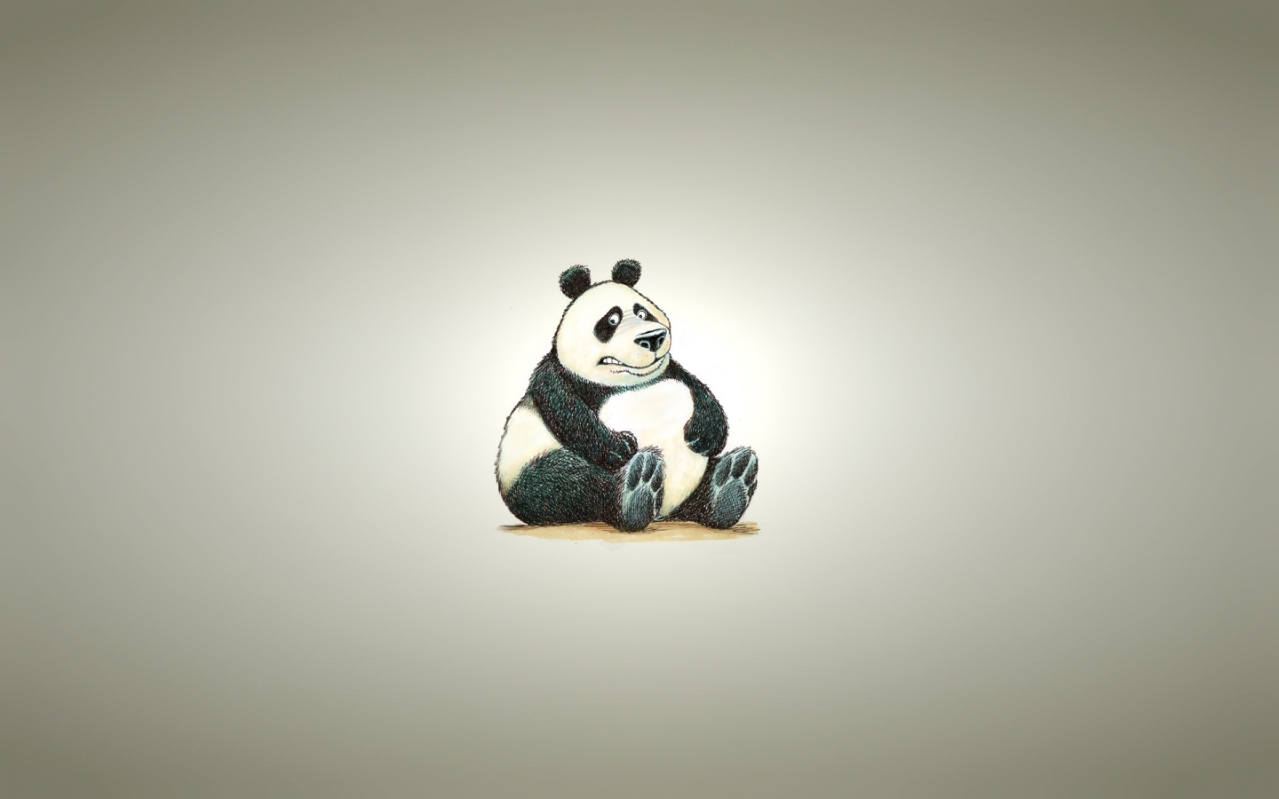 Fat Panda Bear for 1440 x 900 widescreen resolution