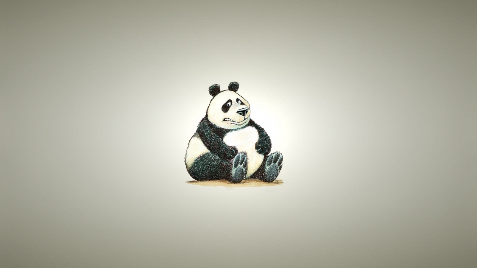 Fat Panda Bear for 1600 x 900 HDTV resolution