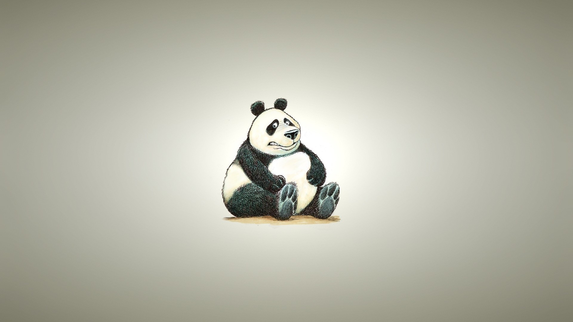 Fat Panda Bear for 1920 x 1080 HDTV 1080p resolution