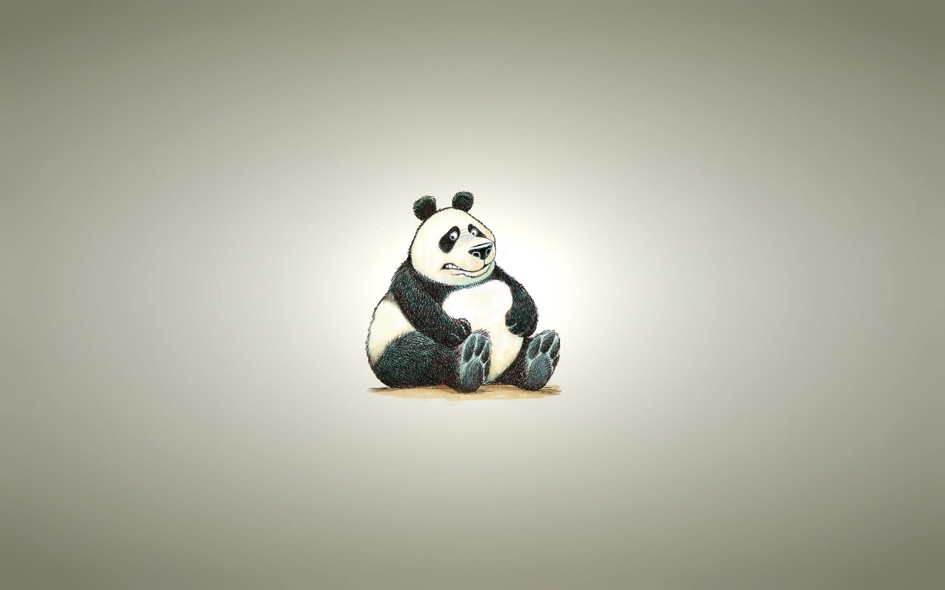 Fat Panda Bear for 1920 x 1200 widescreen resolution