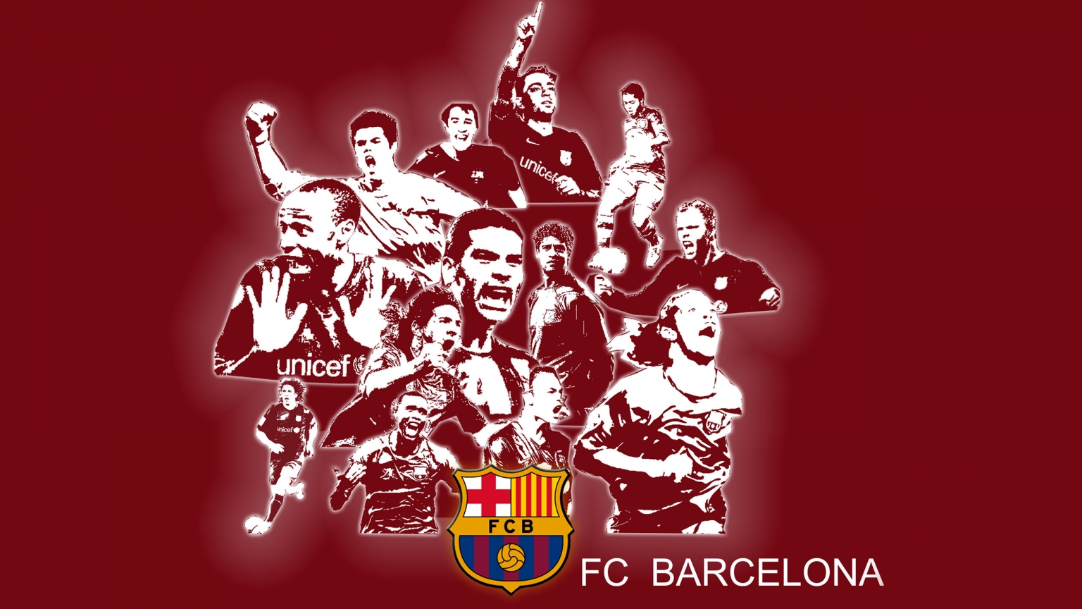 FC Barcelona for 1536 x 864 HDTV resolution