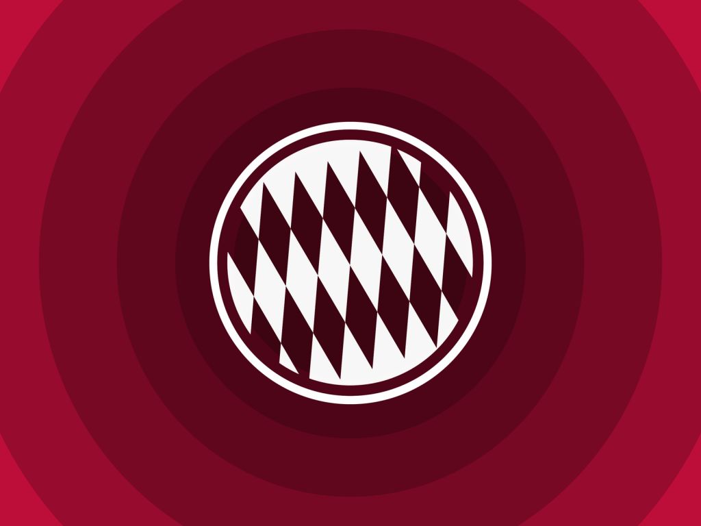 FC Bayern Munich Minimal Logo for 1024 x 768 resolution