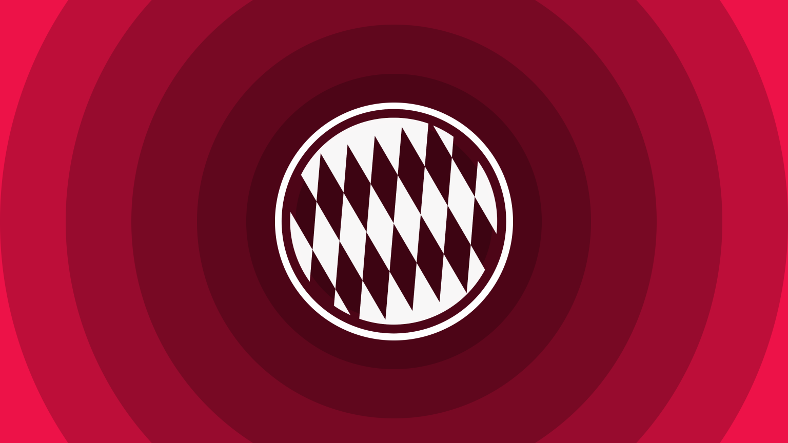 FC Bayern Munich Minimal Logo for 1536 x 864 HDTV resolution