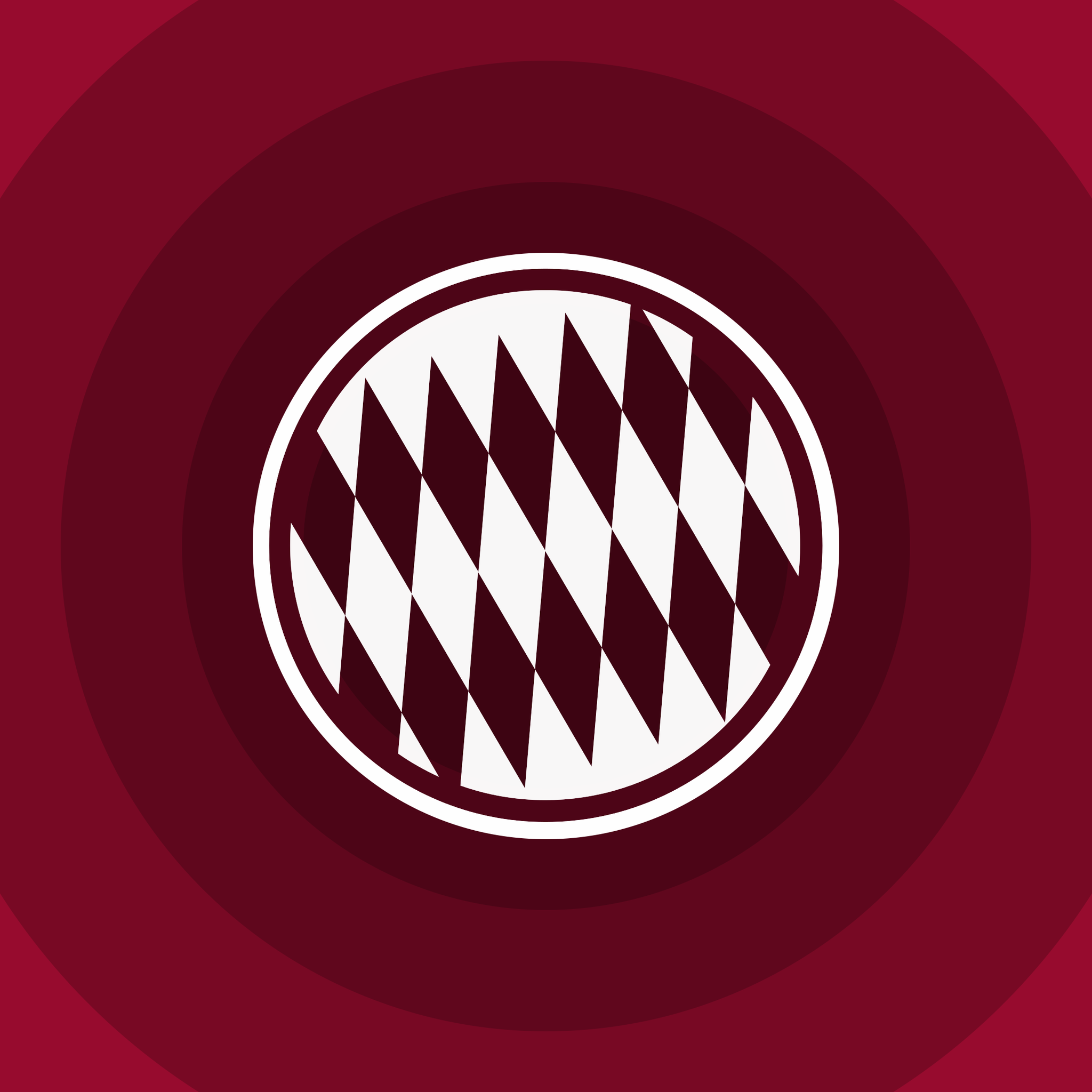FC Bayern Munich Minimal Logo for 2048 x 2048 New iPad resolution