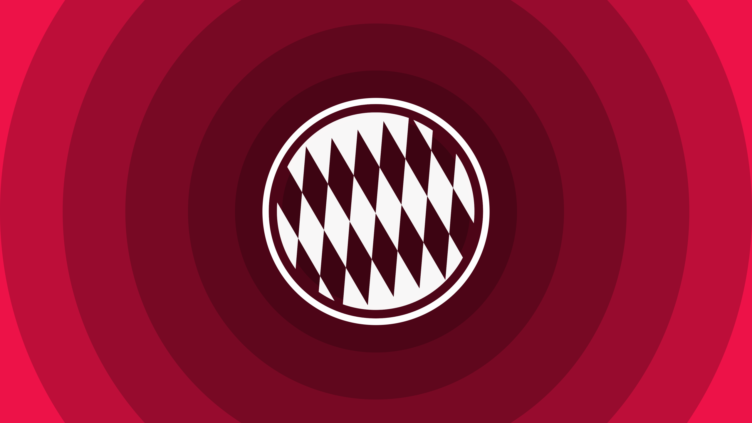 FC Bayern Munich Minimal Logo for 2560x1440 HDTV resolution