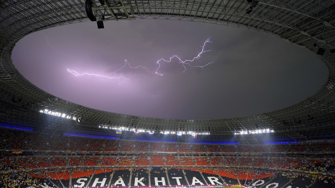 FC Shakhtar Donetsk Stadium for 1366 x 768 HDTV resolution