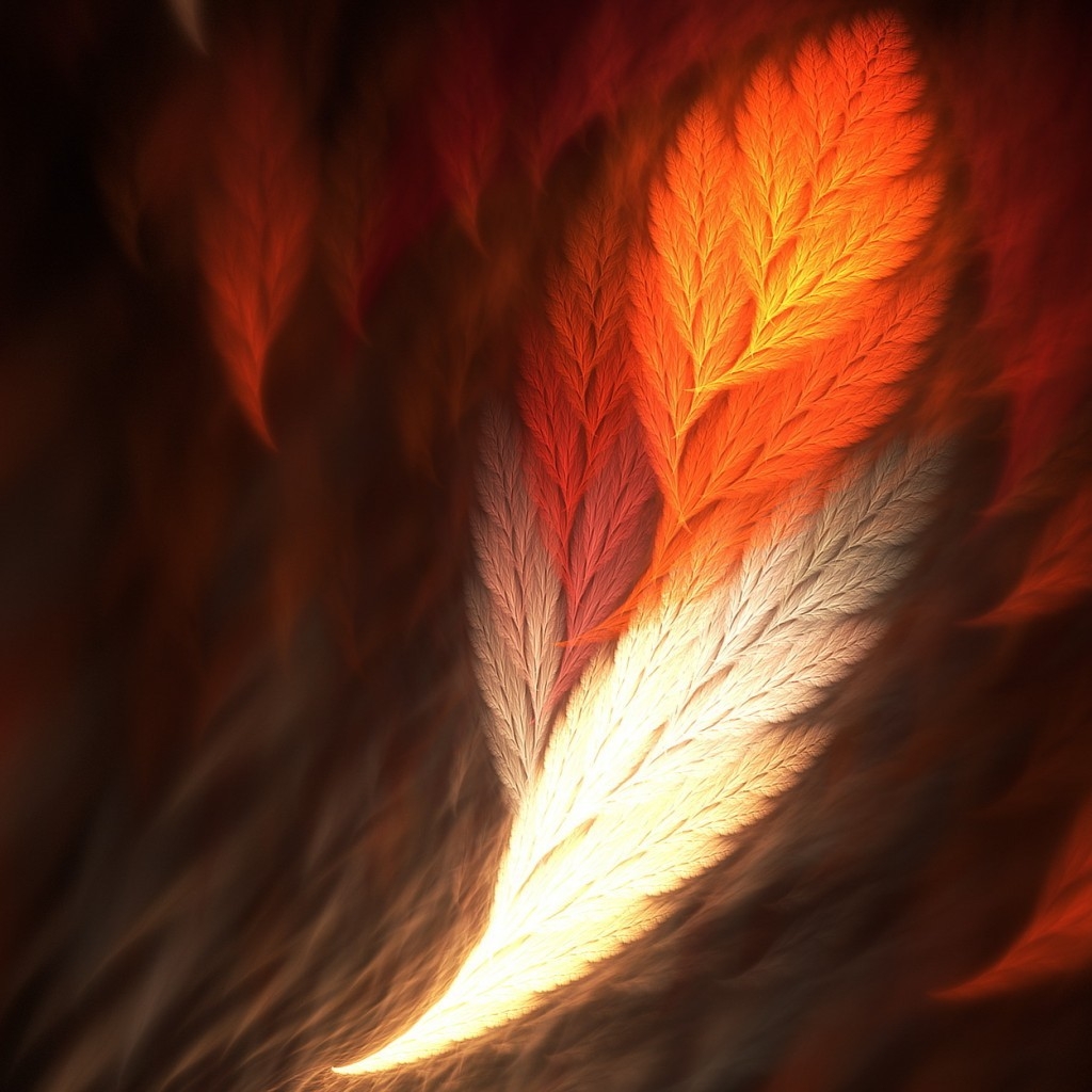 Feather Art for 1024 x 1024 iPad resolution