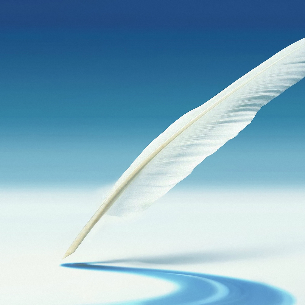 Feather Pen for 1024 x 1024 iPad resolution