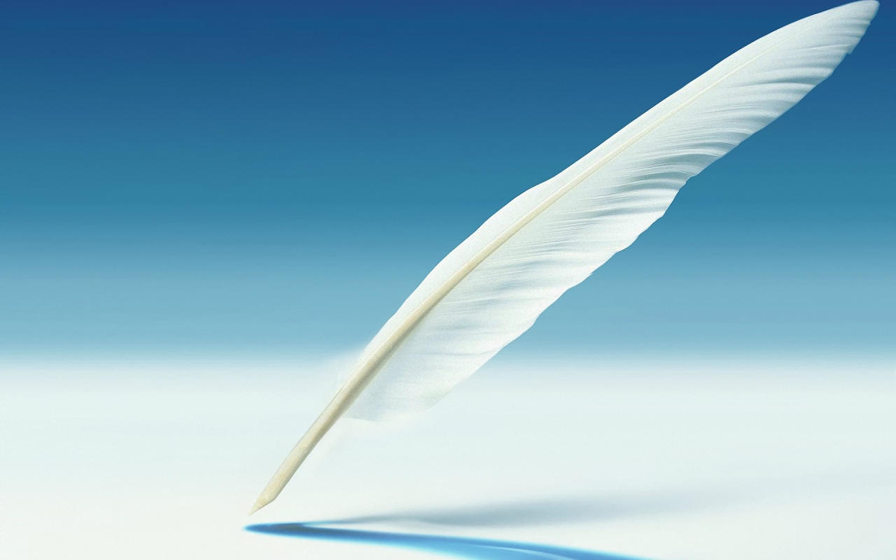 Feather Pen for 1280 x 800 widescreen resolution