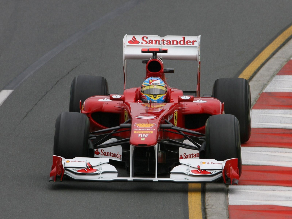 Fernando Alonso Formula 1 for 1152 x 864 resolution