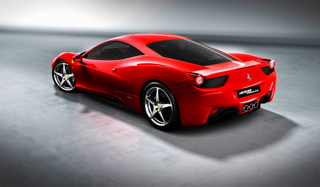 Ferrari 458 for 1024 x 600 widescreen resolution