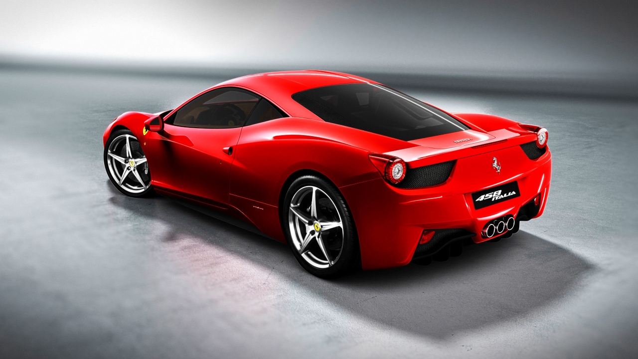 Ferrari 458 for 1280 x 720 HDTV 720p resolution