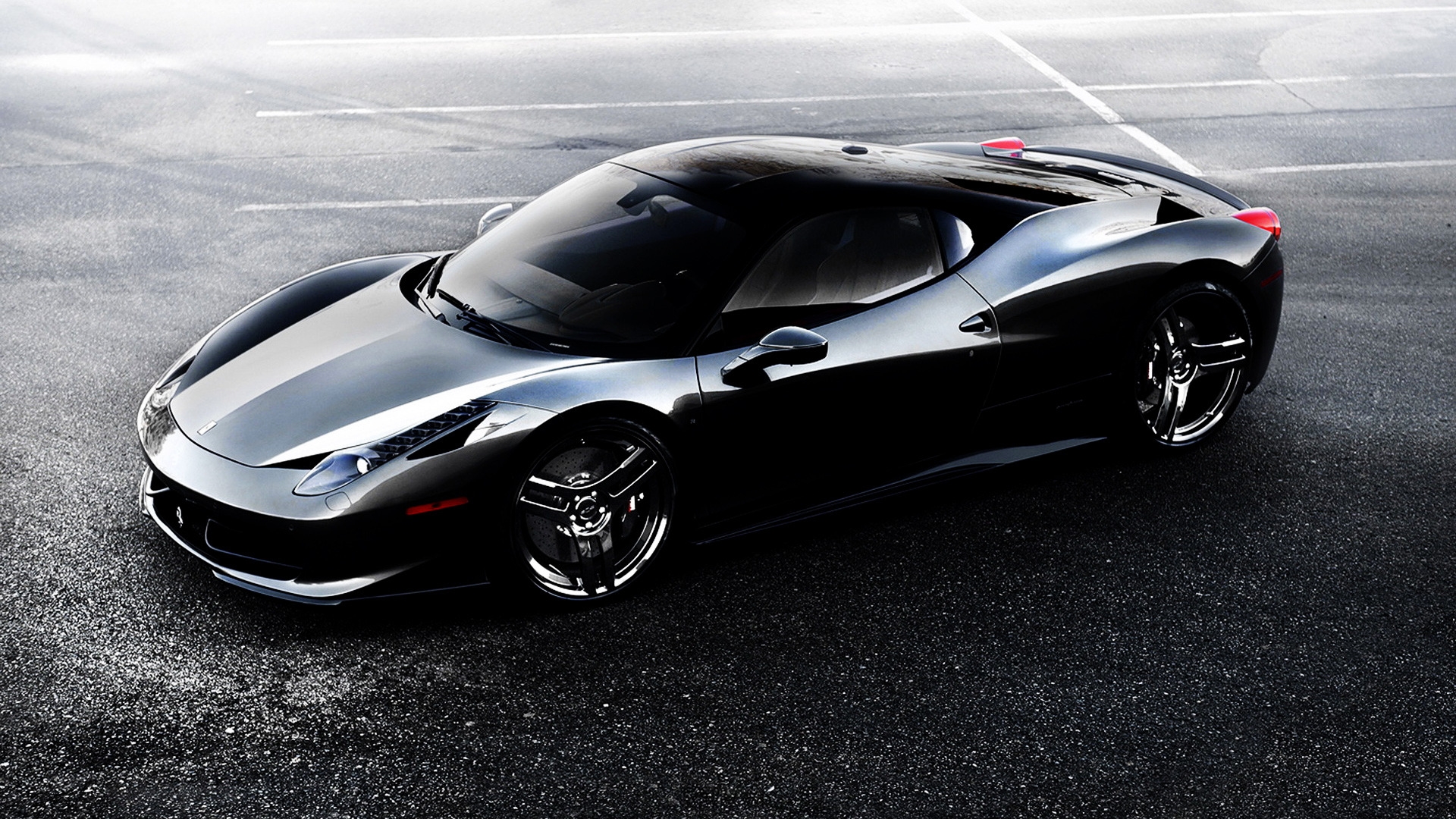 Ferrari 458 Black for 1920 x 1080 HDTV 1080p resolution