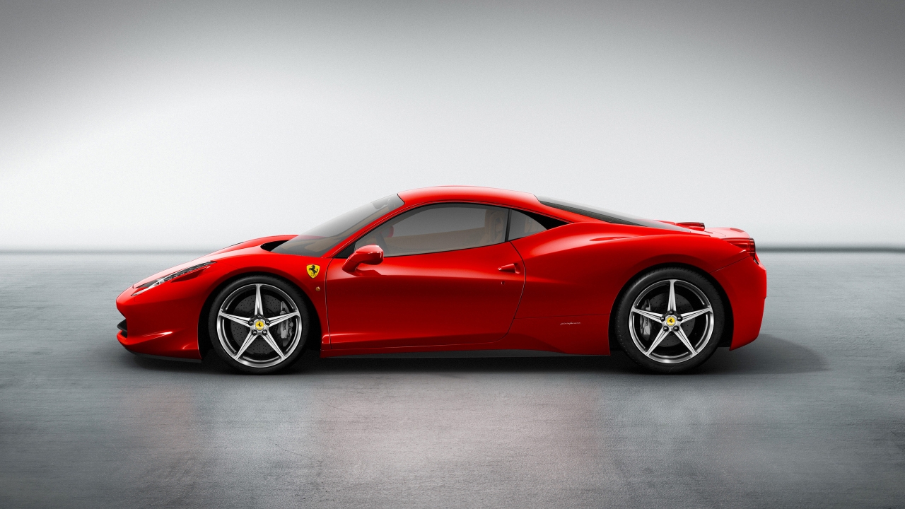 Ferrari 458 Italia for 1280 x 720 HDTV 720p resolution