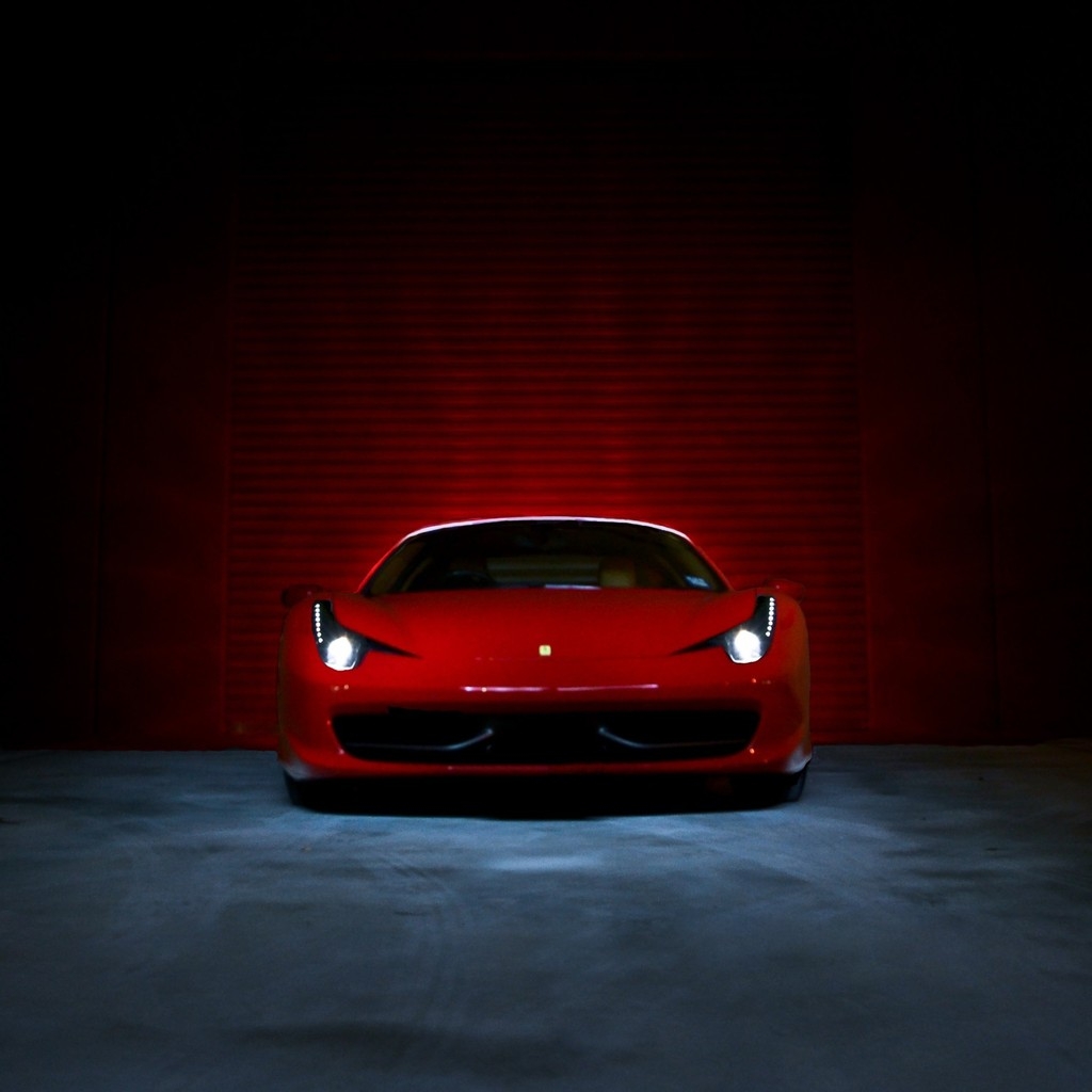 Ferrari 458 Italia Red  for 1024 x 1024 iPad resolution