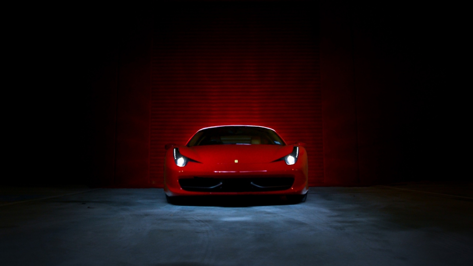 Ferrari 458 Italia Red  for 1536 x 864 HDTV resolution