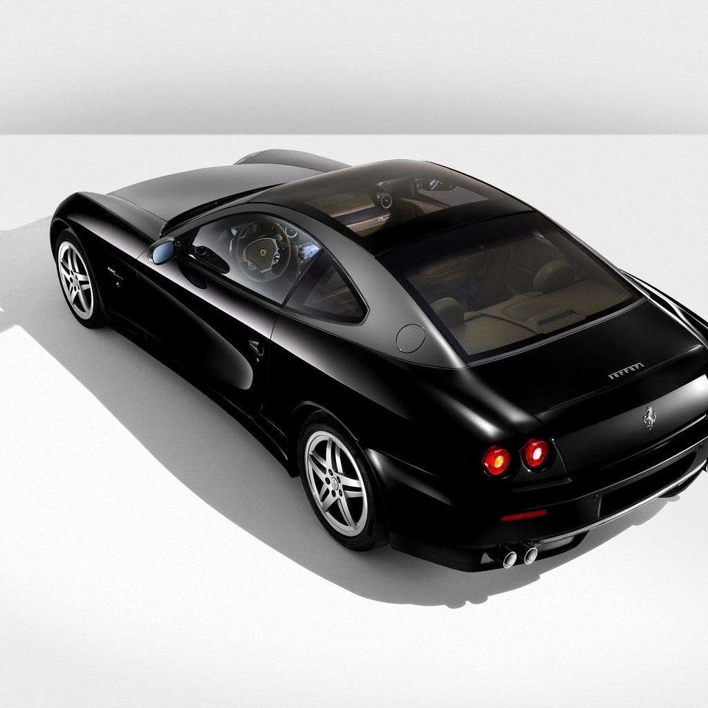 Ferrari 612 Black for 1024 x 1024 iPad resolution