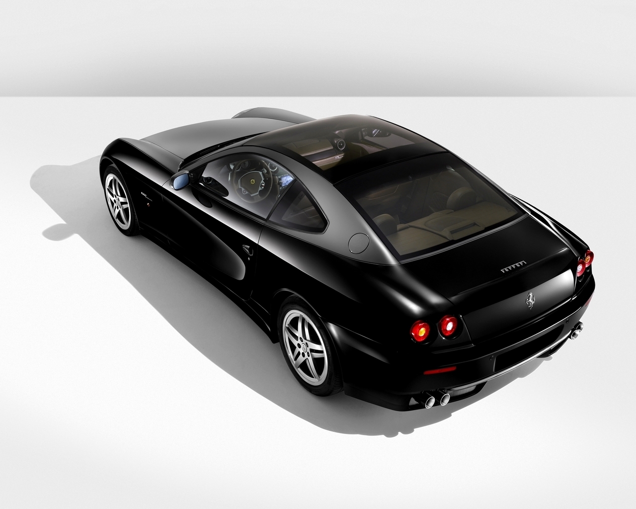Ferrari 612 Black for 1280 x 1024 resolution