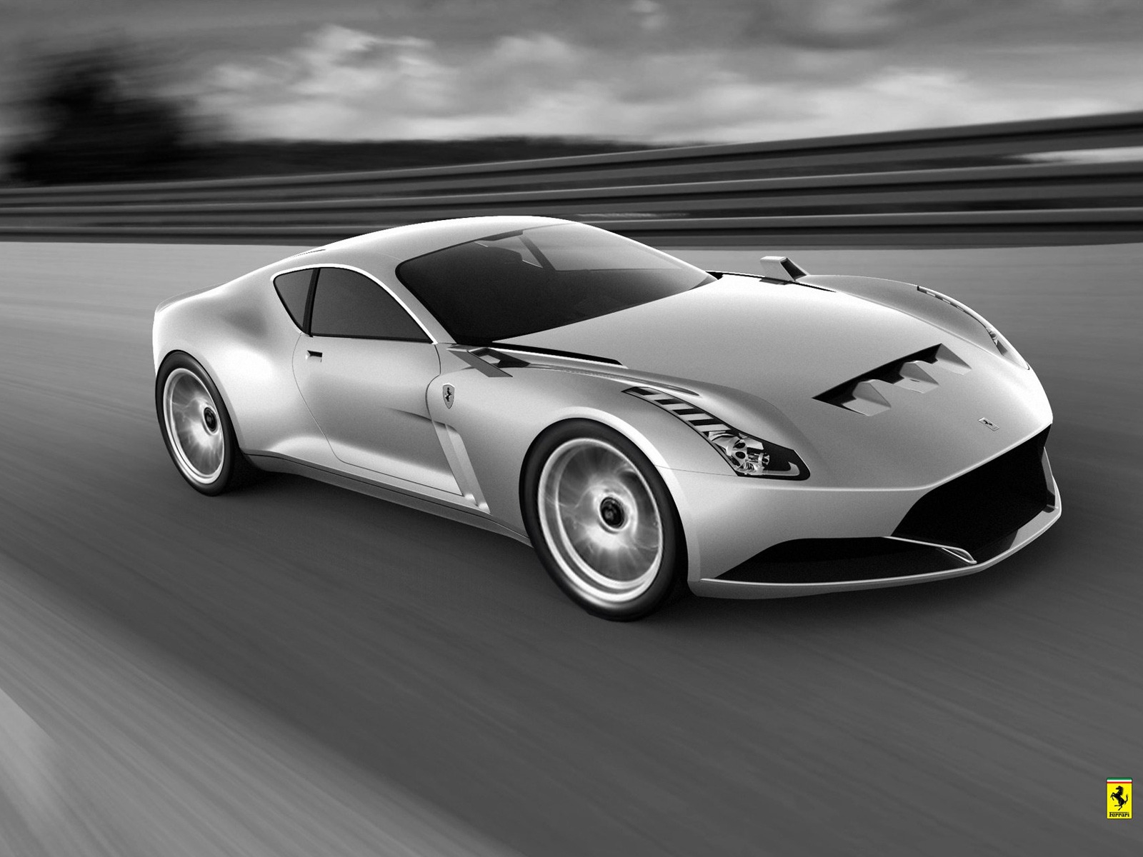 Ferrari 612 GTO Grey for 1600 x 1200 resolution