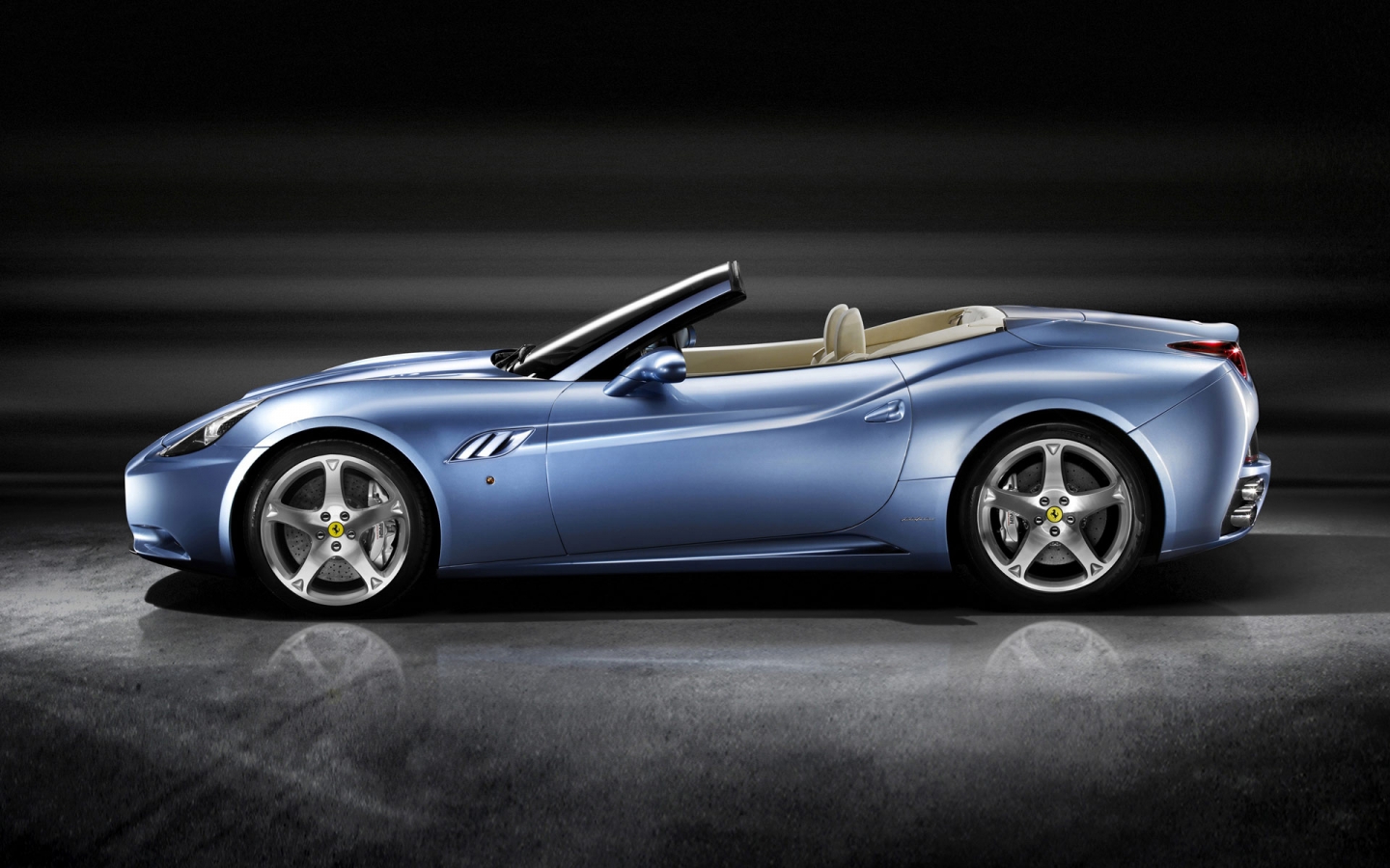 Ferrari California Blue  for 1440 x 900 widescreen resolution
