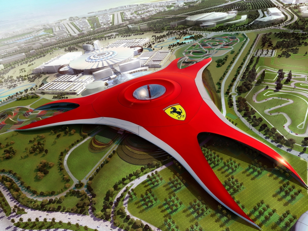 Ferrari Dubai for 1024 x 768 resolution