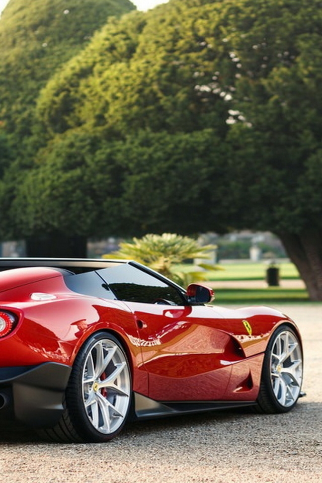 Ferrari F12 TRS for 640 x 960 iPhone 4 resolution