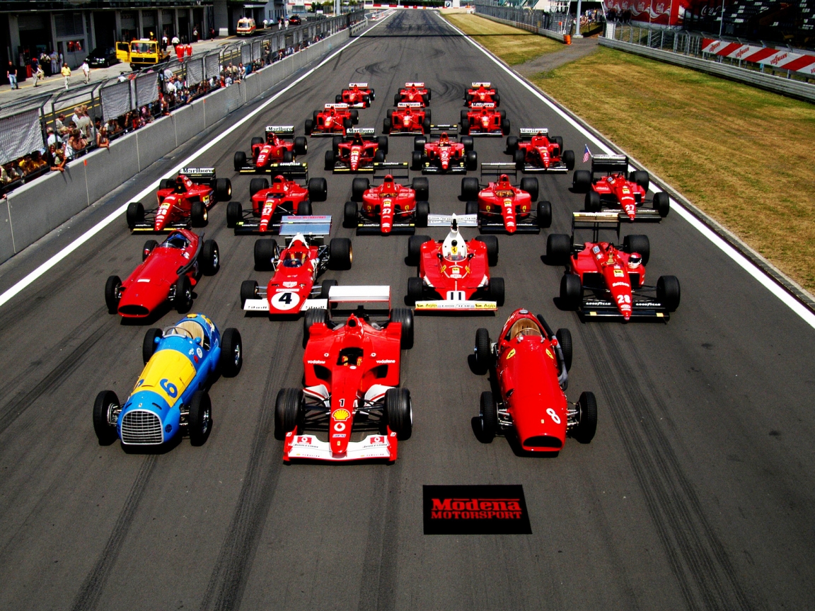 Ferrari Formula 1 Start for 1152 x 864 resolution