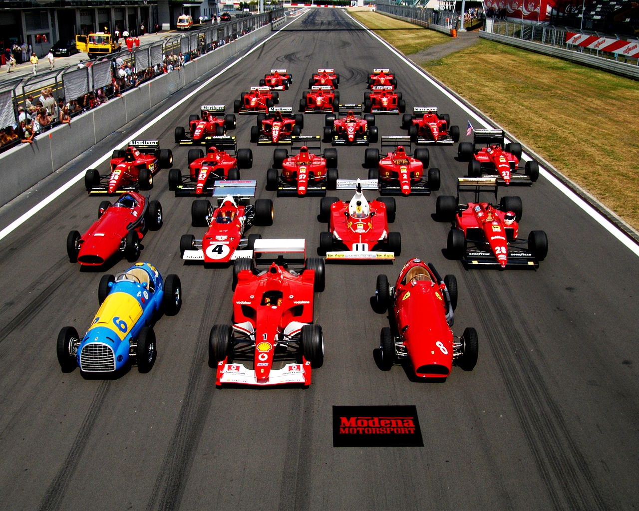 Ferrari Formula 1 Start for 1280 x 1024 resolution