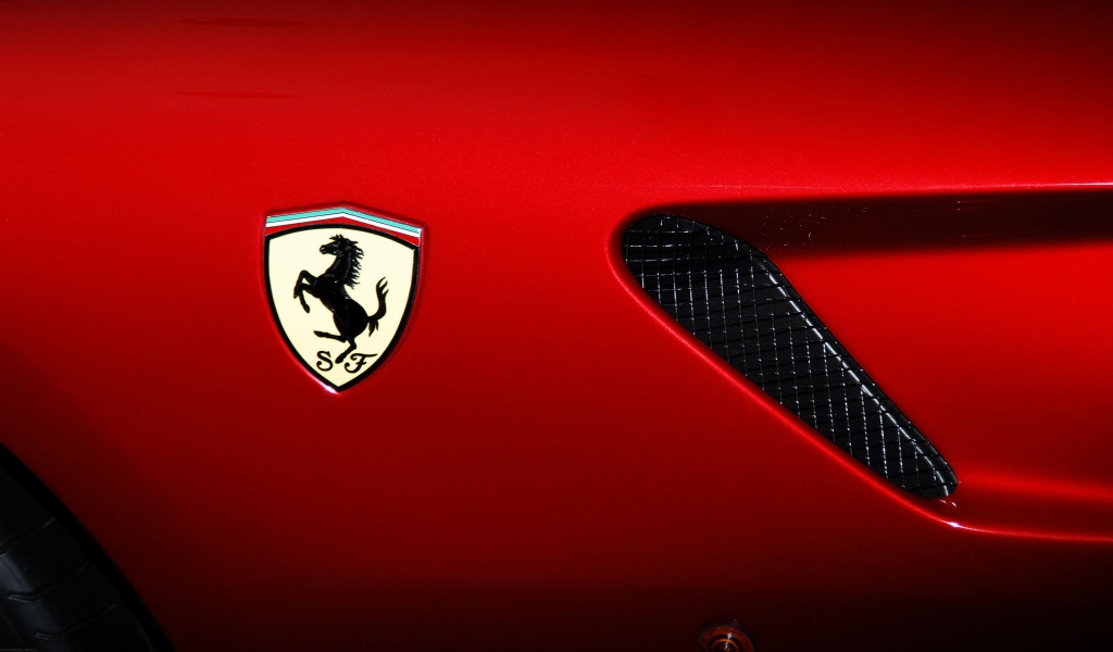 Ferrari Logo for 1024 x 600 widescreen resolution