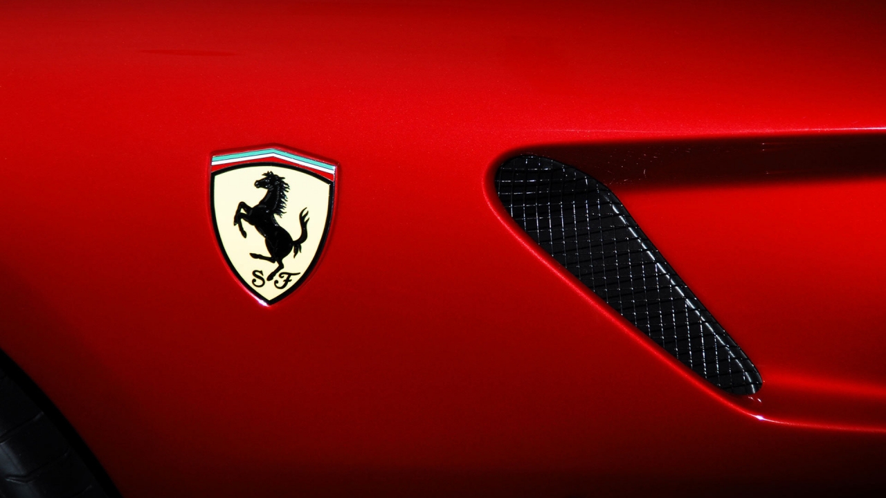 Ferrari Logo for 1280 x 720 HDTV 720p resolution
