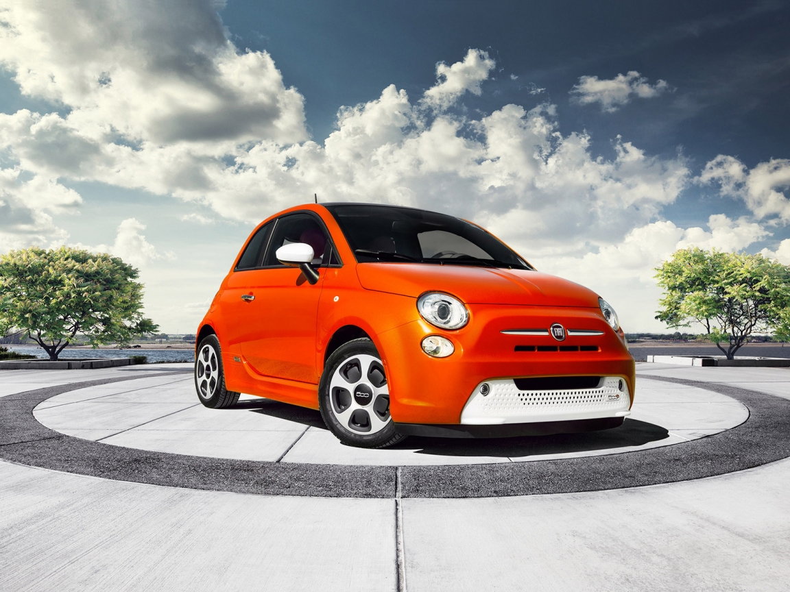 Fiat 500 2013 Edition for 1152 x 864 resolution