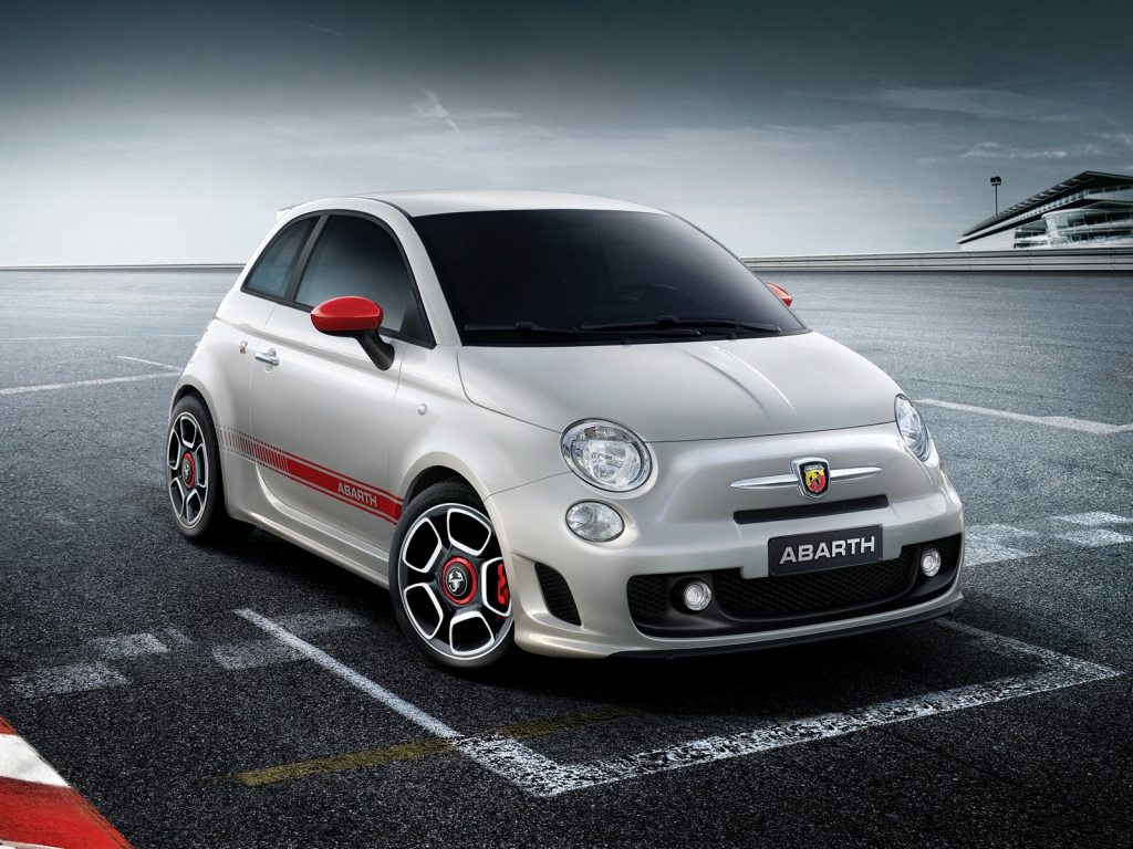 Fiat 500 Abarth 2008 for 1024 x 768 resolution