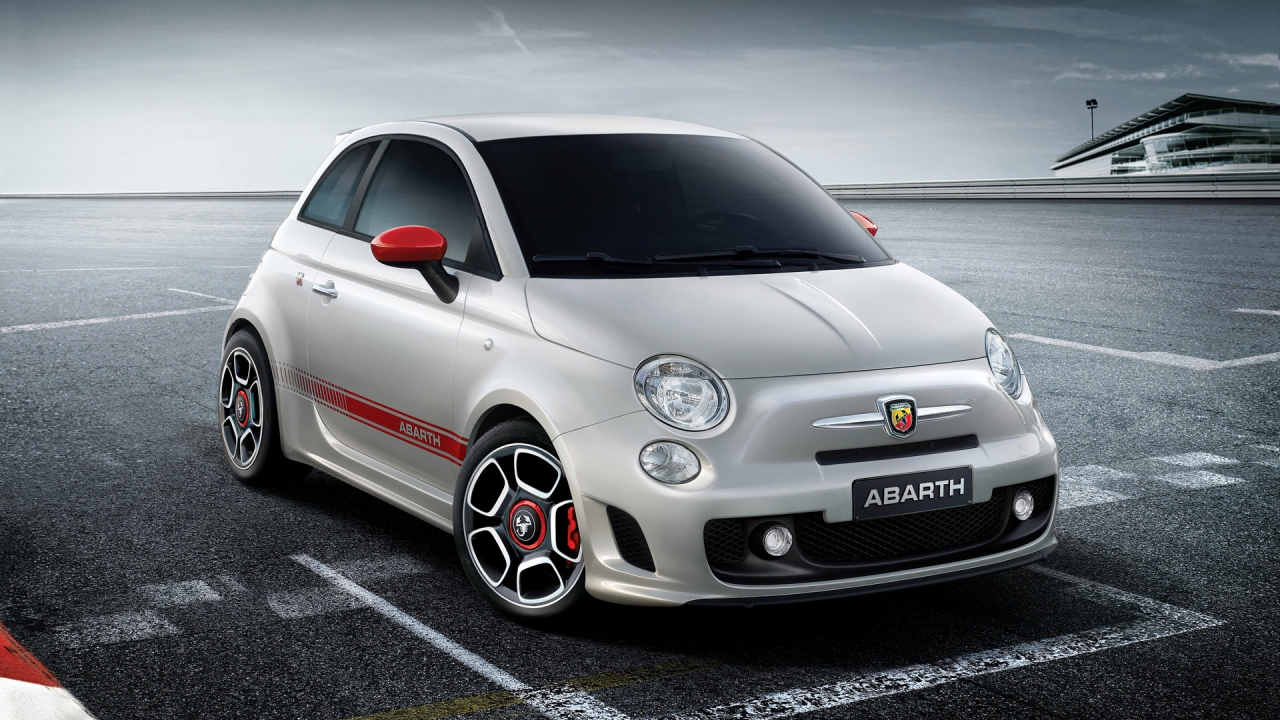 Fiat 500 Abarth 2008 for 1280 x 720 HDTV 720p resolution