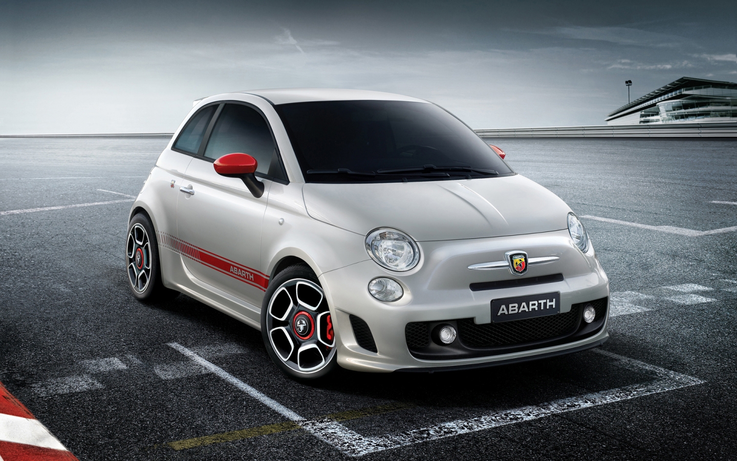 Fiat 500 Abarth 2008 for 1440 x 900 widescreen resolution