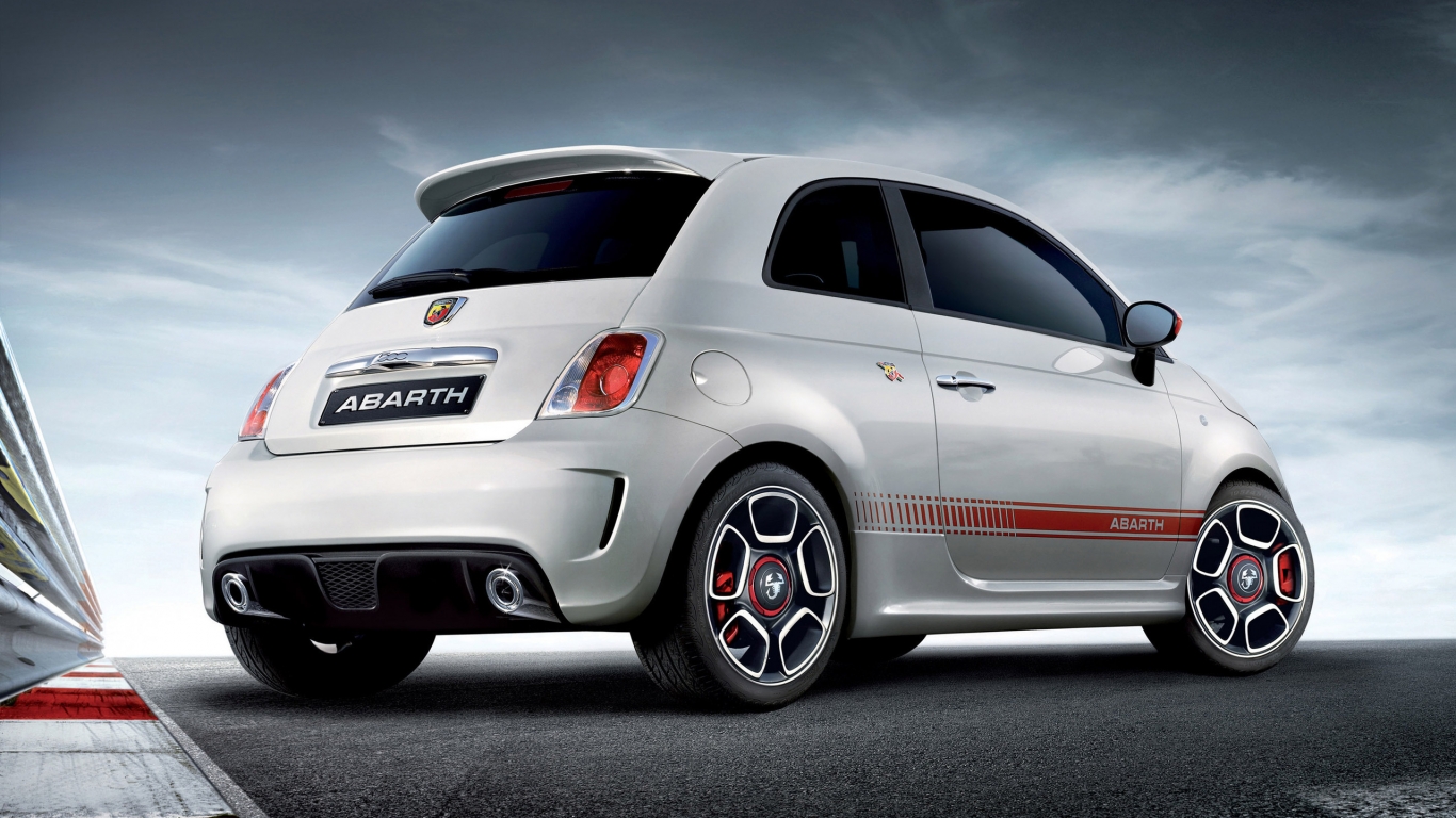 Fiat 500 Abarth Edition for 1366 x 768 HDTV resolution
